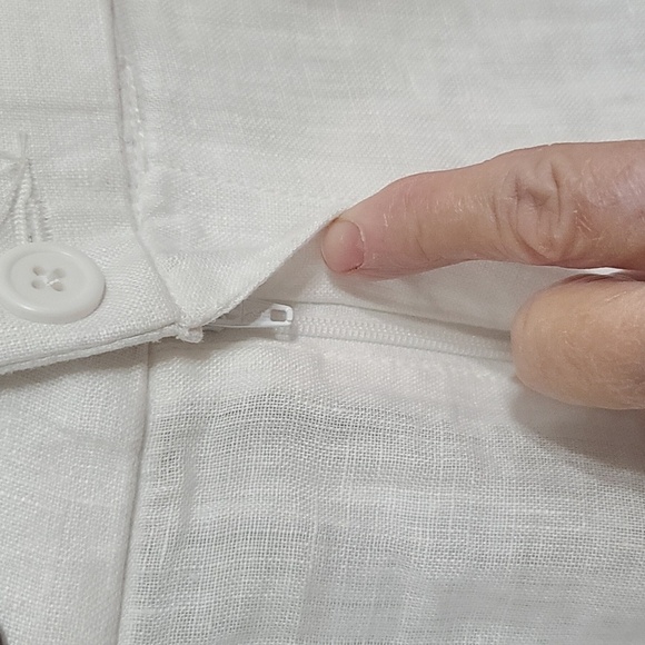 NWT Natural Blue By Visitor Mens White Linen Shorts Pockets Beachy Cool Sz XXL - Picture 5 of 16